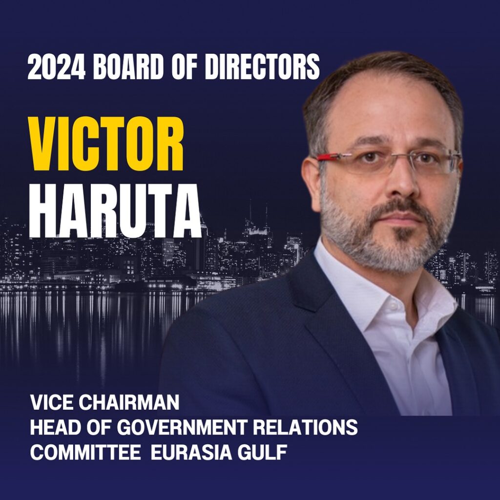Haruta Advisory CEO elected Vice Chairman and Head of Government Relations Committee at Eurasia Gulf Dubai
