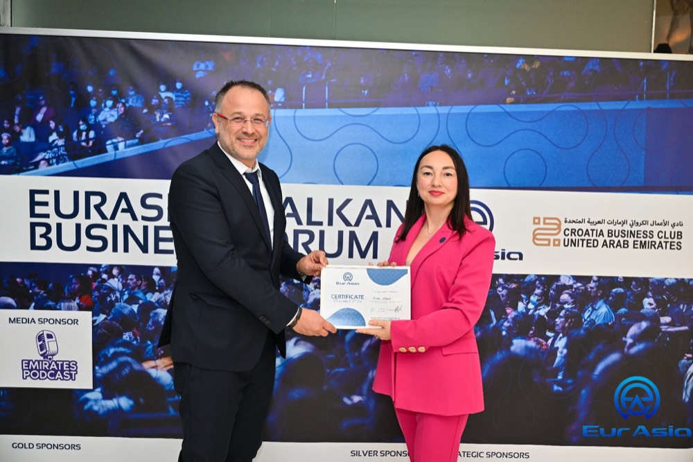 Haruta Advisory CEO speaks at the Eurasia Gulf Balkan Business Forum in Dubai