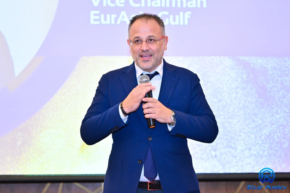 Haruta Advisory CEO speaks at the EurAsia Gulf 2025 Excellence Awards Gala Dinner